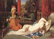 Jean Auguste Dominique Ingres Oadlisque with Female Slave (mk04) USA oil painting reproduction